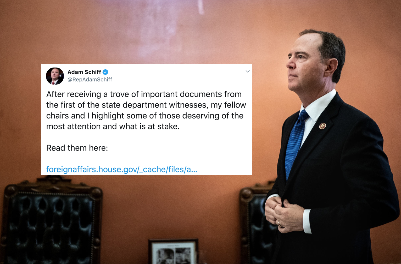 Schiff releases trove of texts  from Volker; case for quid pro quo grows stronger